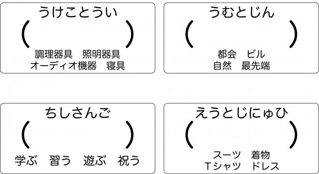 週末に脳活 物忘れ対策や認知症予防に漢字連想クイズ カラダネ